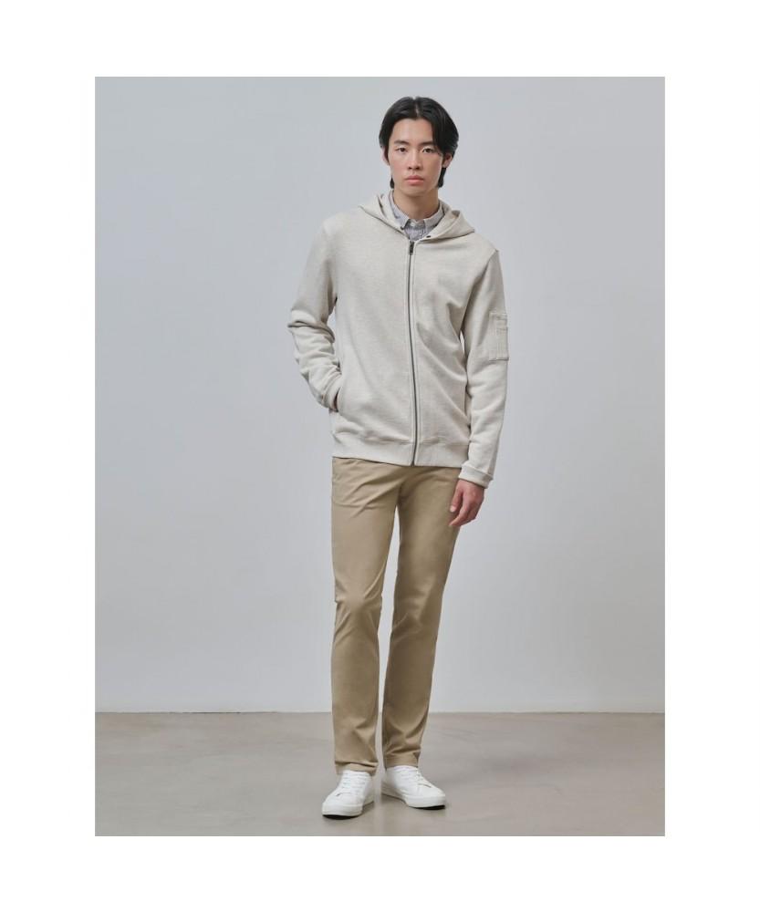 Beanpole Men Hoodie Zip-Up Sweatshirt Ivory (Bc4841C070)