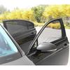 A Pair Translucent Hanging Net Bag Car Sunshade And Mosquito Proof Window Net Uv-Proof Heat Insulation Avoid Light Sleep Privacy