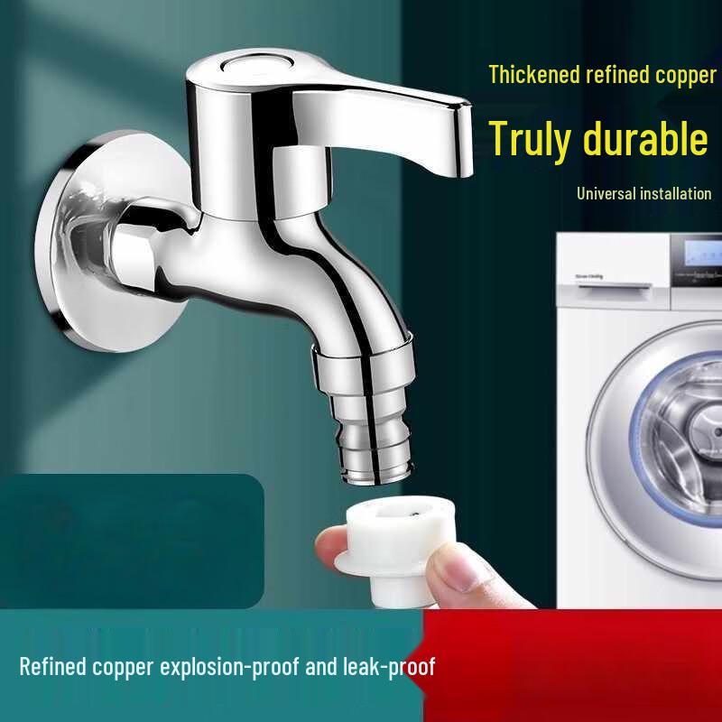 FMST Brass Cold Water Washing Machine Faucet