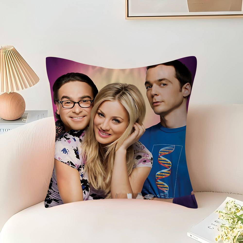 

Big B-Bang T-Theory Personalized Pillow Cover Kids Bedroom Wild Party Decor Pillowcase kid Birthday shower Gift 16x16Inch