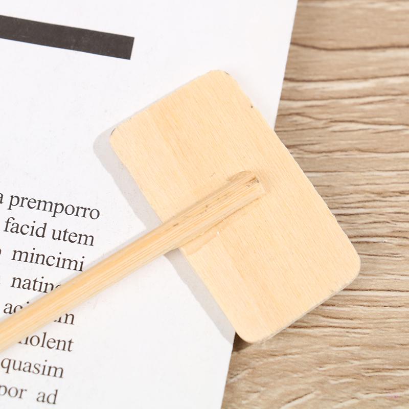 50 Mini tabule Dřevo Zpráva Břidlice Obdélník Klip Panel Karta Poznámky Štítek