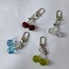 Cherry Charm Keychain Sparkling Multifunctional Crystal Accessory for Purses Backpacks and Car Women's Gift