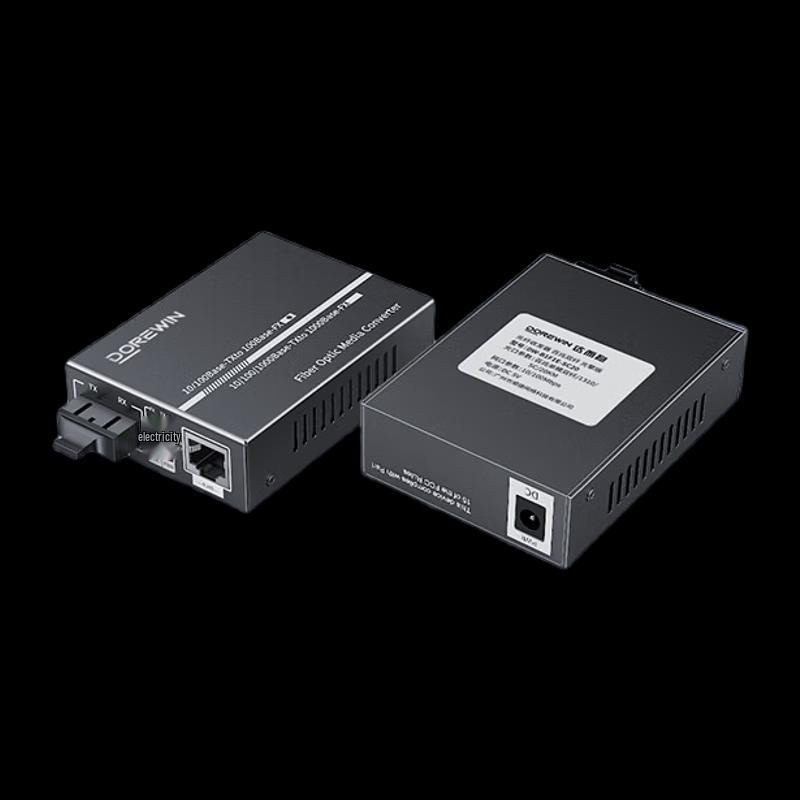 DOREWIN Gigabit Dual Fiber 20KM Fiber Media Converter