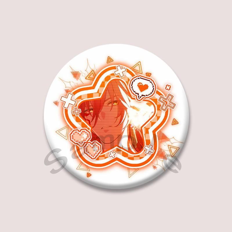 Honkai Star Rail Mydei Icons Acrylic Brooch Cartoon Figure Lapel Pin Badge for Women Men Clothing Bag Accessories Jewelry Decor