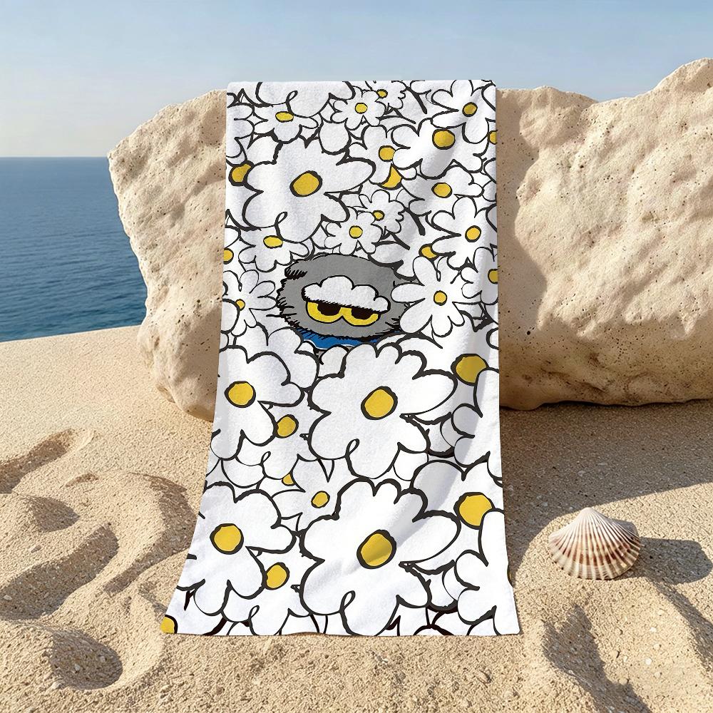 Cloud Cat Z-ZOA Beach Towel For Beaches Yoga Studios Gyms Hot Springs Swimming Pools And Picnics