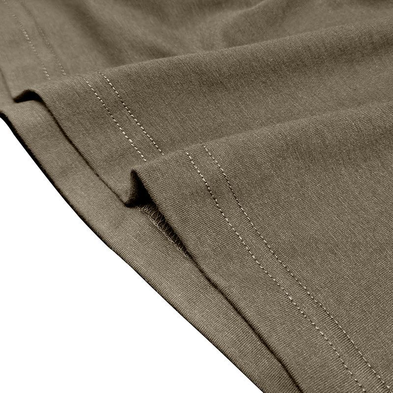 European and American Style Men’s Autumn and Winter Shirt Long-sleeve Henley Shirt Buttoned Double-collar Top