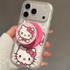 Cartoon Suitable for Apple 16promax Mobile Phone Case 15plus Magnetic Suction 14 Bracket 13pro Skin Feeling 16e Creative 17