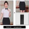 Unisex Long Sleeve Workwear Uniform for Hotel and Bank Employees - Spring/Fall Style Shirt Set