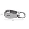 M15/M25 Single/Double Wheel Swivel Lifting Rope Pulley Set Lifting Wheel Tools Wire Rope Crane Pulley
