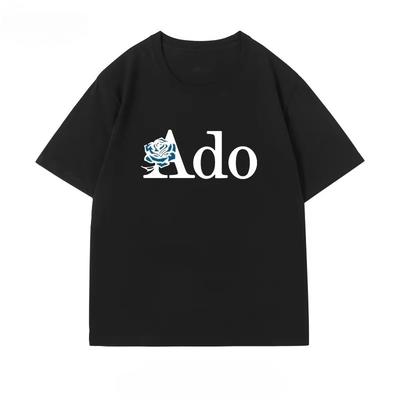 Ado Grafický potisk Podzimní Čistá bavlna Pánské a Dámské Tričko Krátký rukáv Streetová Módní Trendové Oblečení Harajuku Kawaii