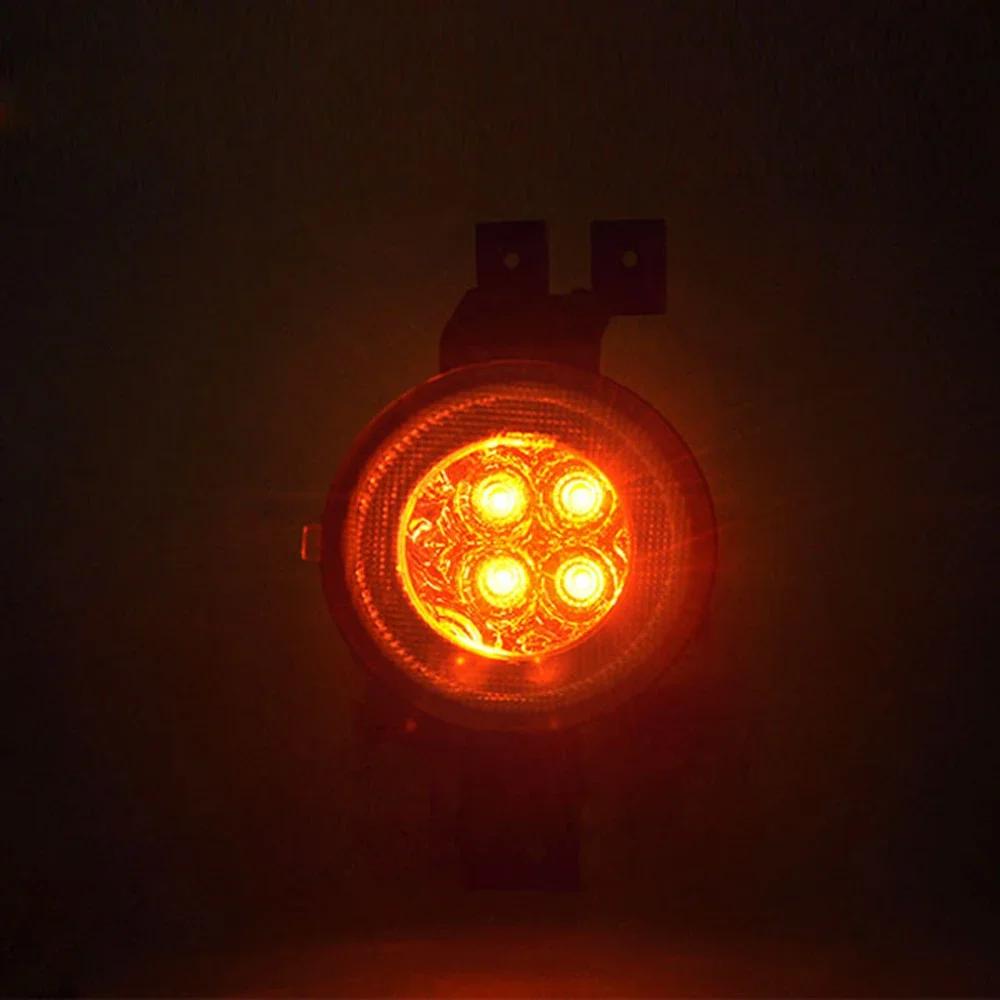 2Pcs For MINI Cooper R50 R53 2000-2006 R52 2002-2008 Full LED Halo Ring Front LED Turn Signal Lights Parking Light Position Lamp