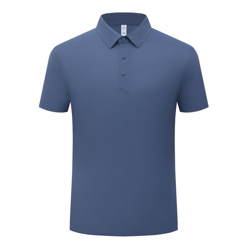 Herren Stretch-Poloshirt aus Eis-Seide: Sommerlich leicht, hochwertig Business Casual, kurzärmlig, Umlegekragen