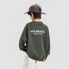Boys' Letter Print Crewneck Sweatshirt