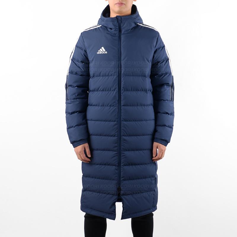 New Adidas Down Jacket Men's Navy Blue GM5246