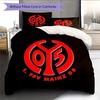 FSV Mainz 05 Pattern Bedding Quilt Set  Home Decoration  Gift (1 * duvet cover + 2 * pillowcase  without core)