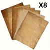 48 Pieces of 11.2x8.2in, Retro A4 Double-sided Printer Paper DIY Hand Ledger Scrapbook Decoration Material Paper