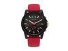 A X Armani Exchange Watch Outerbanks AX7152SET Men Red Silicon Band Chronograph