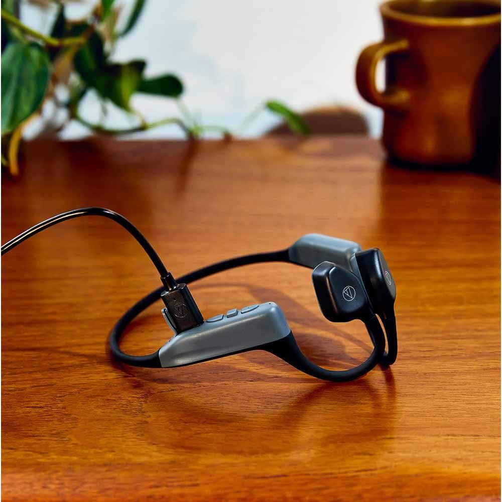 Audio-Technica ATH-CC500BT2(E) Wireless Bluetooth Earphones, Cartilage Conduction, Open-Ear Headphones, Multi-Point Support, Noise Reduction,