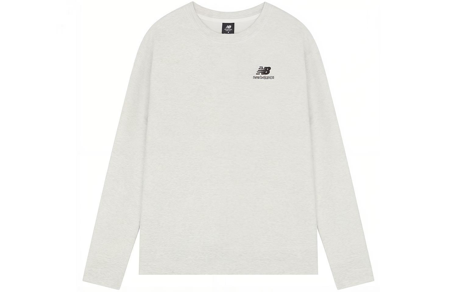 New Balance Sweatshirt Unisex Light Gray UT21501-SAH M