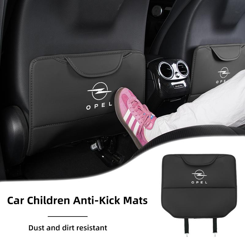 AAAYQ1 Car Seat Anti-Kick Pad Seatback Storage Protector Cover Accessories For Opel Astra Insignia Corsa Zafira Meriva Mokka Vivaro