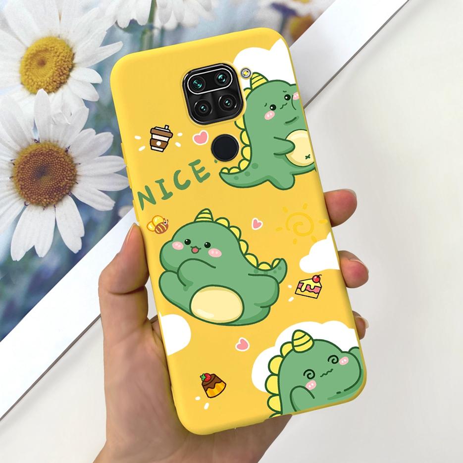 For Xiaomi Redmi Note 9 Case Cute Dinosaur Cartoon Cover Soft Silicone Phone Case For Redmi Note 9 Pro Max Note9 S Fundas Bumper