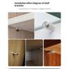 50Pcs Cold Rolled Steel Shelf Support Pegs Electroplated Finish Various Sizes For Home Cabinet Wardrobe Bookshelf