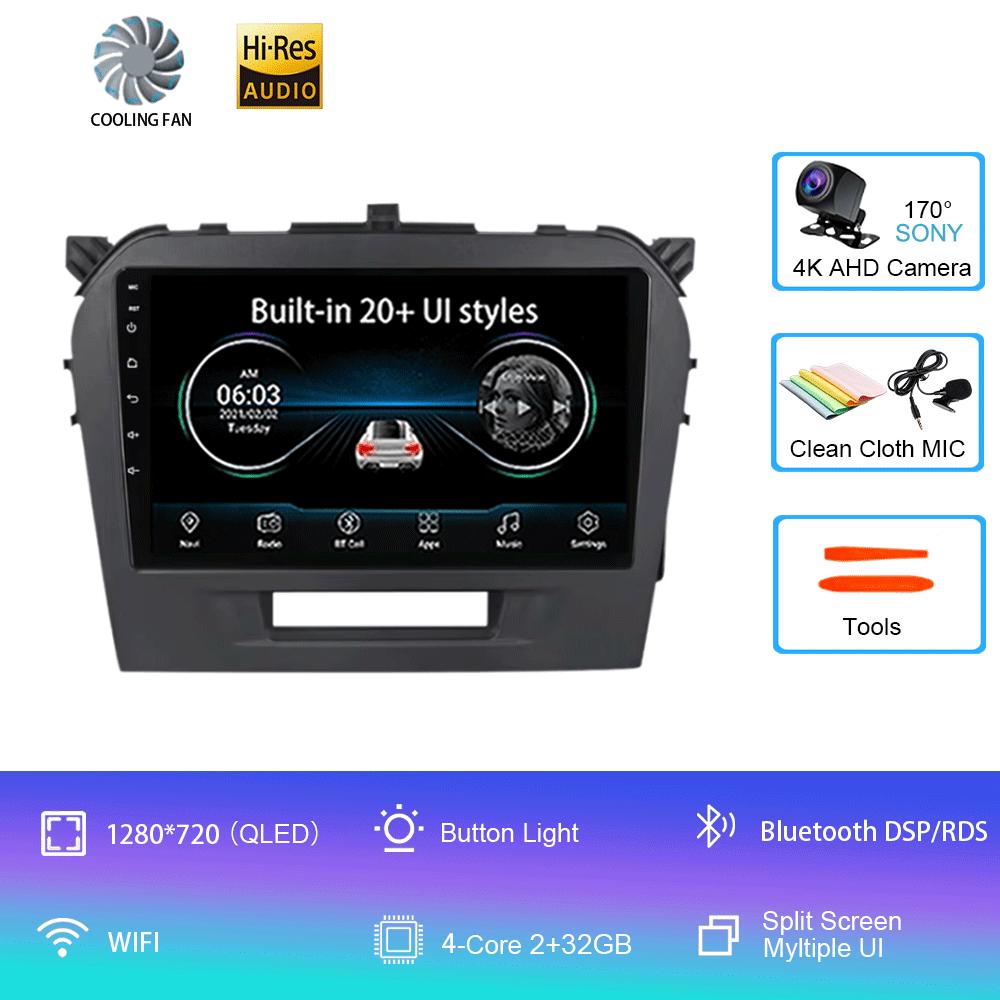 

Android 14 DSP BT автомобильный DVD радио для Suzuki Vitara 4 2014 2015 2016-2018 мультимедийный видеоплеер GPS Carplay Auto 4G Lte WIFI CHINA