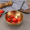 304 Stainless Steel Fruit Salad Bowl Korean Silver Gold Soup Rice Noodle Bowl Multifunctional Large Capacity Food Container
