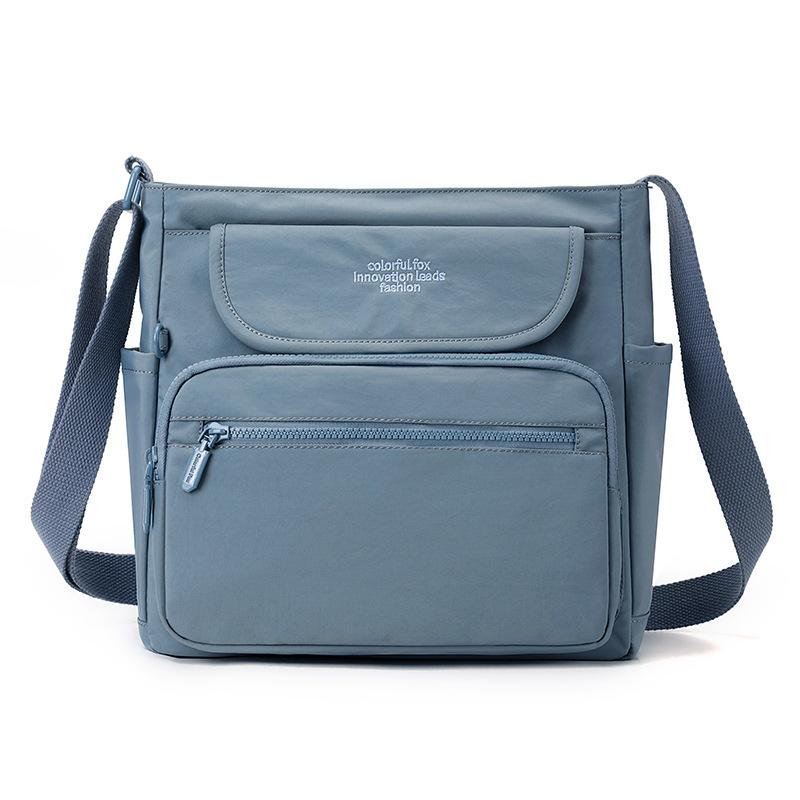 Stylish Crossbody Bag with Front Flap and Multiple Pockets for Everyday Use