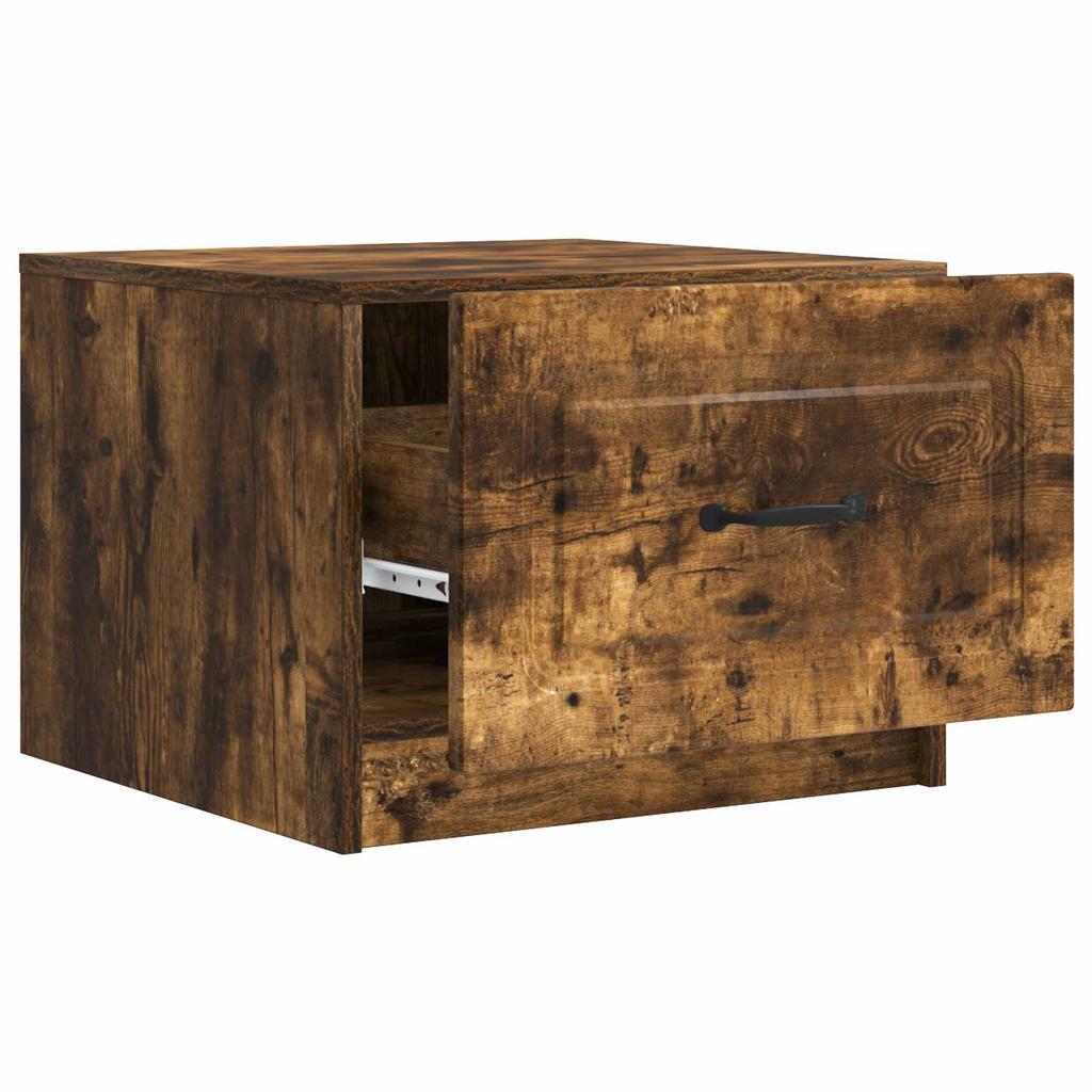Coffee Table Smoked Oak 49 x 50 x 37 cm Particleboard