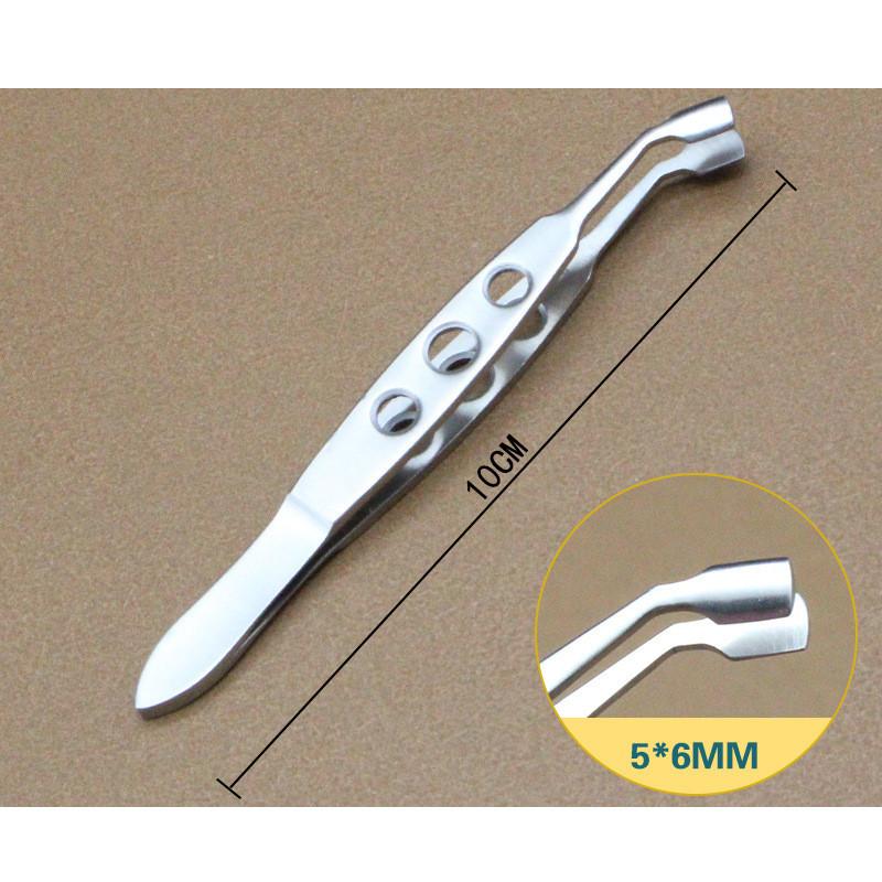 Care Medical Eye Stainless Steel Massage Tweezers For Eyelid Relief Blockage