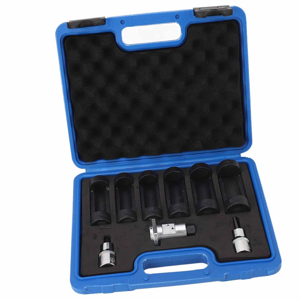 Strut Nut Socket Set with 12 Points Drive Easy Removal 16mm 18mm 19mm 21mm 22mm 24mm Universal Fit for Cars