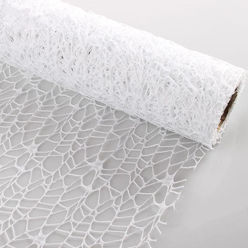 50Cm*4.5M Flower Wrapping Mesh Gauze Bouquet Wrapping Lace Jacquard Net Flower Pattern Mesh Florist Floral Wrapping Paper