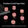 Natural Strawberry Quartz Square Crystal Spacer Beads for DIY Bracelet, Necklace, and Buddhist Accessories.