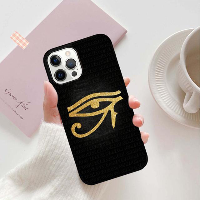 Anubis Ankh Pharaoh Phone Case Back Cover for iPhone 17 Air 16 15 14 13 11 12 Pro Max Plus Shell Coque