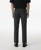 MUSINSA STANDARD Wool Blend Tapered Hidden Elastic Waist Length Slacks [Medium Gray]