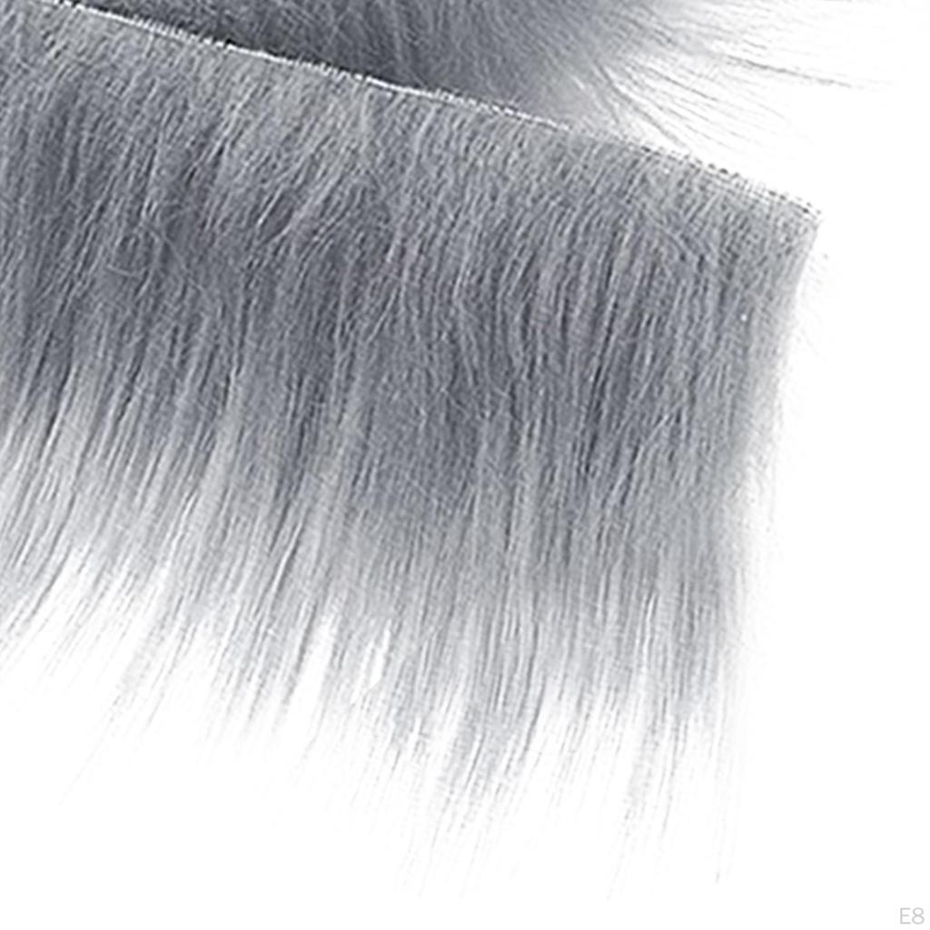Faux Fabric Artificial Patches Handmade Crafts Supplies Plush Toy Shaggy Cuts for Cosplay