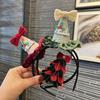 2025 Weihnachtsbaum Samt Schleife Stirnband & Haarspangen Set für Kinder