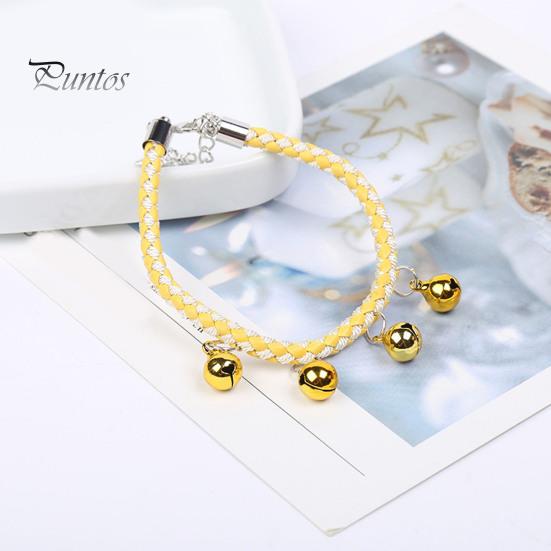 Pet Collar with Crisp Sound Bell Adjustable Chain Necklace Cat Dogs Comfortable To Wear Collar Pet