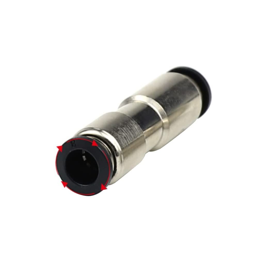 2pcs 1/4" OD Check Valve 1 Way Push to Connect Valve Metalwork One-way Valve Water