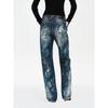 Vintage Washed Straight-Leg Jeans
