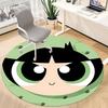 1pc Powerpuff Girls Office Round Area Rug, Under Office Chairs Bedroom Living Room Home Decor  a1022185
