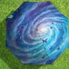 Starry Night Butterfly Sky Umbrella: A Magical Companion for Outdoor Adventures, Automatically Opens and Closes, Lightweight and Durable