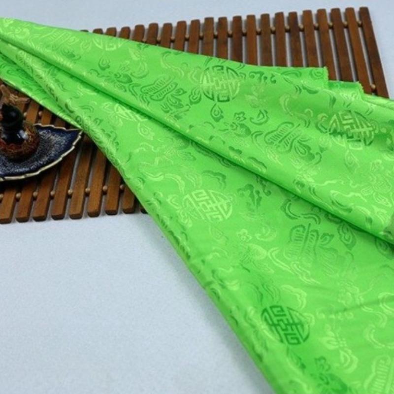 Vintage Dragon Jacquard Silk Brocade Fabric for Kung Fu Uniform Hanfu Tang Suit Traditional Chinese Clothing DIY Craft