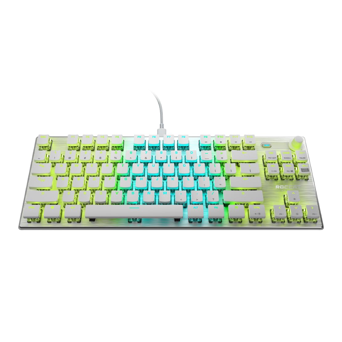 

ROCCAT VULCAN TKL Pro English Layout Quiet Linear Tenkeyless White Japanese Distributor USB-C (Optical) [Authorized Product]