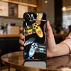 Console Gamepad Gamer Play Phone Case For iPhone 17,16,15,14,13,12,11 Plus,Pro Max,Soft Silicone Black Cover