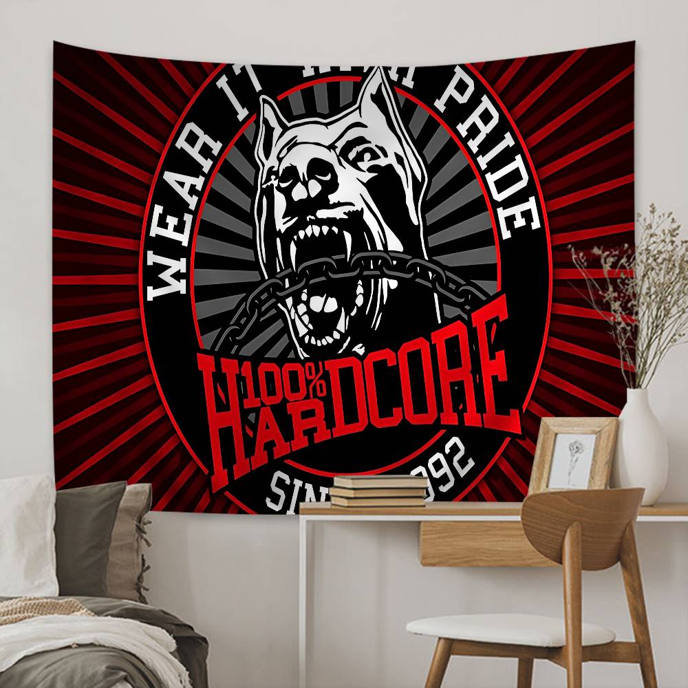 Bone Gabber 100 Colorful Bohemian Wall Tapestry Mandala Dog Theme Decorative Wall Hanging Sheets for Home Decoration