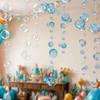 Transparent PVC Ocean Themed Party Decor 2m Party Favor Banners Bubble Hanging Banner  Kids Party