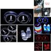 Led Colorful 2pcs Car Cup Holder Pad Mat For Auto Atmosphere Lights