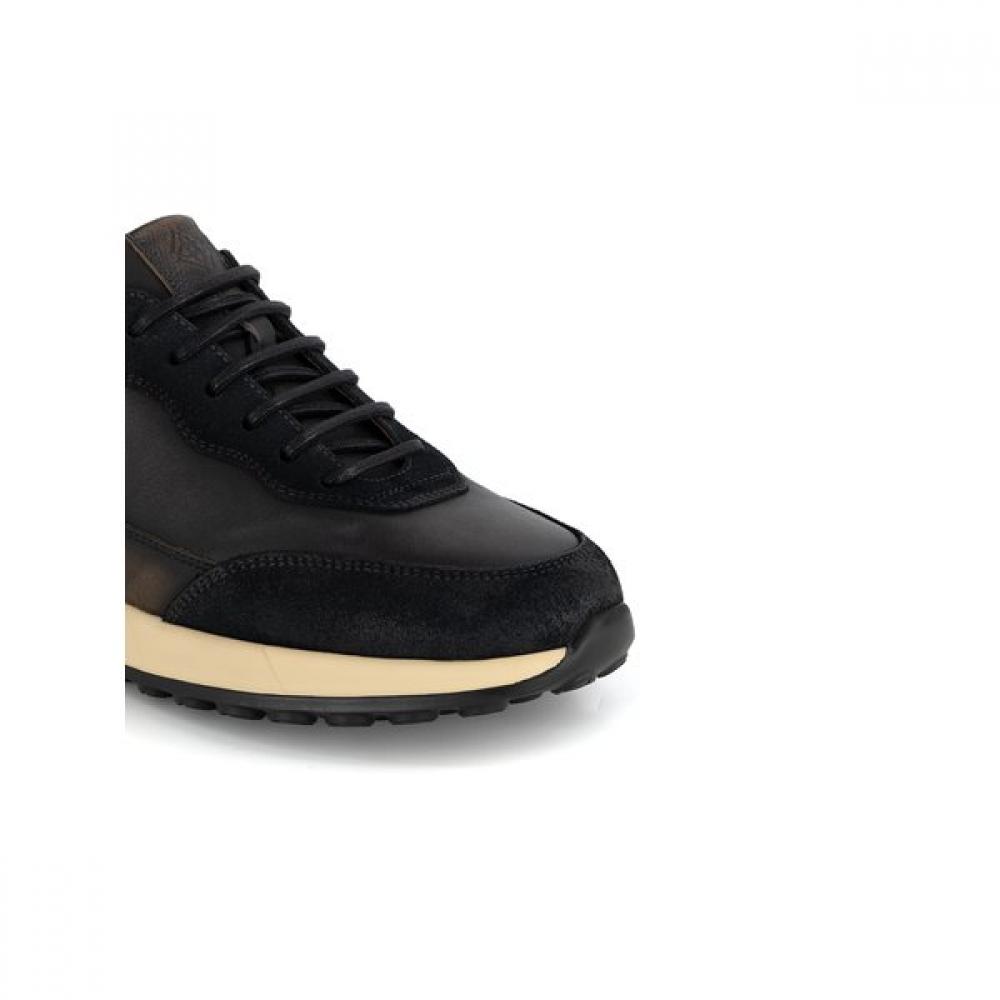 DakS Men S Comfort burniSh SneakerS Dmx513kh10  Black 